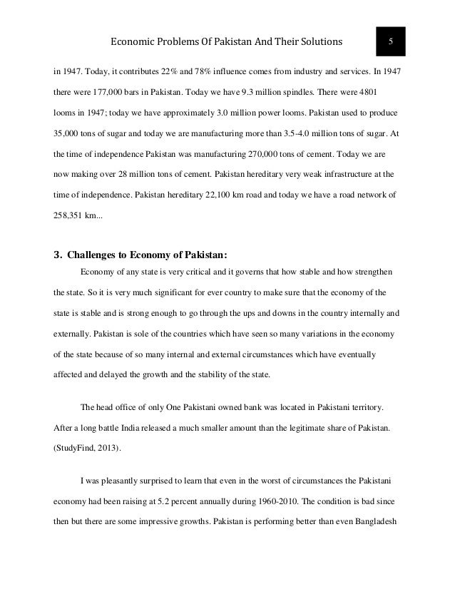 essay on burning issues of pakistan